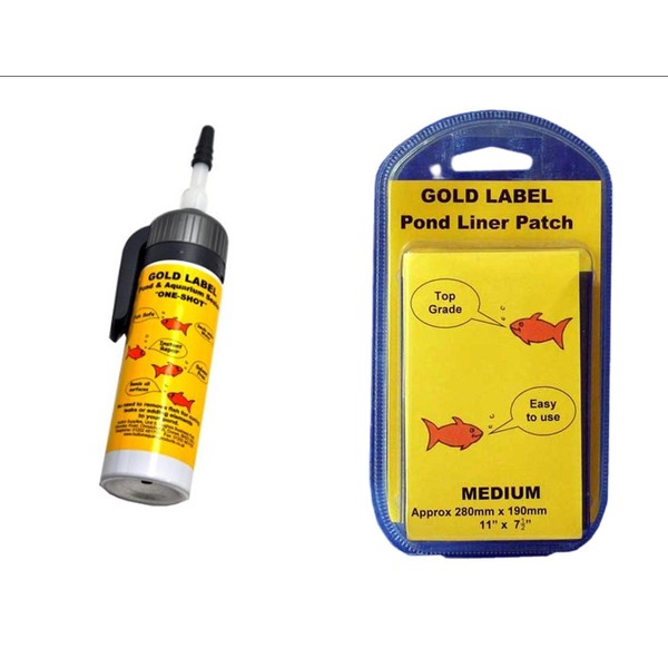Water Garden Koi Fish Pond Liner Leak Repair Patch Kit,