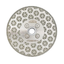 LEKOMESH Tile Blade 5"/125mm - Double-Sided Diamond Saw Blade Cutting Disc for Cutting and Grinding Granite Marble Ceramic Porcelain Tile with 5/8"-11 Flange