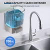 CIBSS Manual Soap Dispenser, 23.7oz/700ml Wall Mount Soap Dispenser, Large