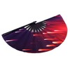 Amajiji Large Folding Hand Rave Fan Popping Fan for Line