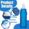 GNHG Pack of 2 Silica Gel Foldable Drinking Bottles, Running