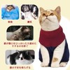 IECOii Cat Postoperative Clothes with Zipper, Cat Clothing, Licking Prevention,