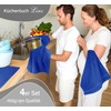Lashuma Linz Kitchen Towels Cotton 50 x 50 cm Set