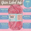 Cotton Select 100% Cotton Yarn, 4 Skein Assorted Color Surprise
