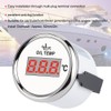 Universal Digital Oil Temperature Gauge 52mm 50‑150℃ W/Red Backlight 12V/24V