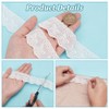 HOBBIESAY 10 Yards White Eyelet Lace Ribbon 1-3/8 Inch Wide
