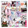 Pack of 100 Dance Stickers Pack Dance Sticker Set Waterproof