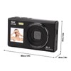 Generic 5K Digital Camera, 80MP Double Screen WiFi Camera 18x