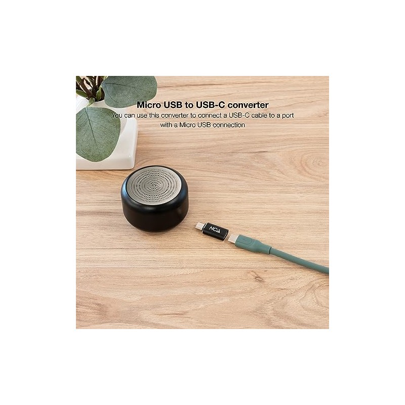 NANOCABLE 10.02.0014 – Micro USB to USB-C Adapter, Micro B
