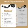 MOST GRIP Drip Glue Non-Slip Wrist Straps for Weightlifting, 2-in-1