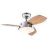 Westinghouse 7224100 Wengue Indoor Ceiling Fan with Light, 30 Inch,