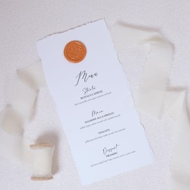 UNIQOOO Rust Orange Sealing Wax Sticks for Wax Seal Stamp - Perfect for Wedding Invitations, Cards Envelopes, Snail Mails, Wine Packages, Christmas Gift Ideas, Pack of 8