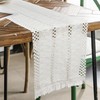 AWARDSEN Cream Beige Table Runners 72 Inches Long, Boho Spring