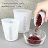 Digead Silicone Measuring Cups Set of 3-500ml 250ml 125ml Flexible