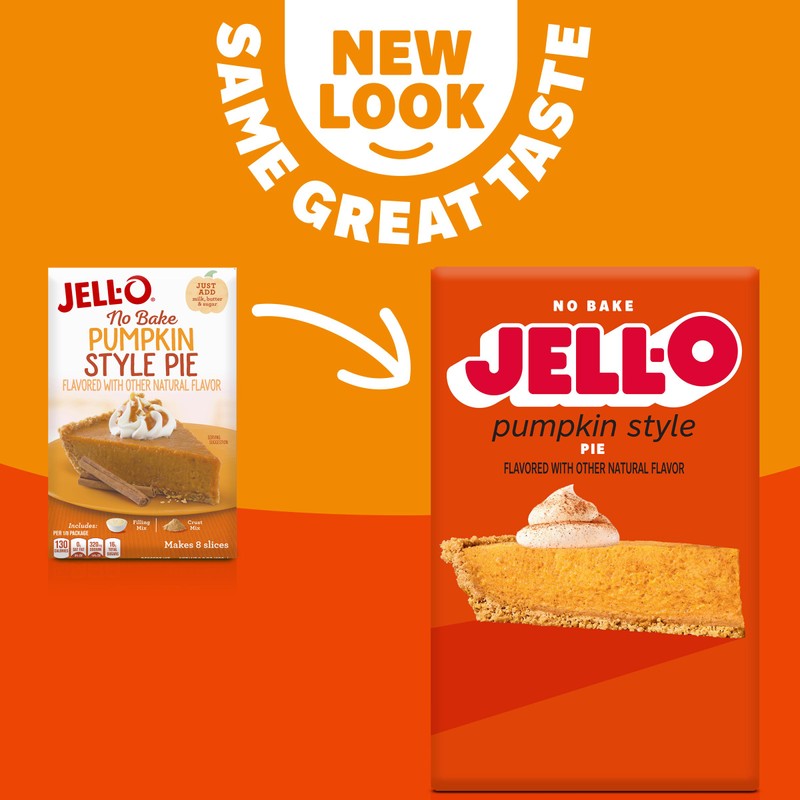 Jell-O No Bake Pumpkin Style Pie Dessert Kit (9.2 oz