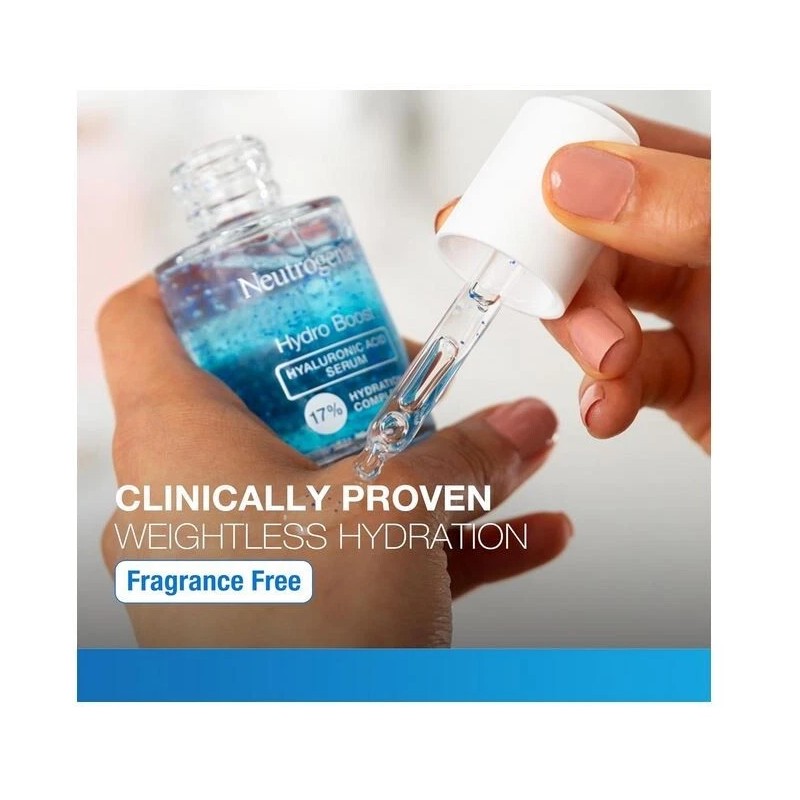 Neutrogena Hydro Boost Hyaluronic Acid Serum For Face, Lightweight Daily