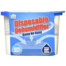 Blue Calcium Chloride Crystals Interior Dehumidifier, (500 ml) 1 Count - Disposable, Ideal for Wardrobes, Cupboards, & More