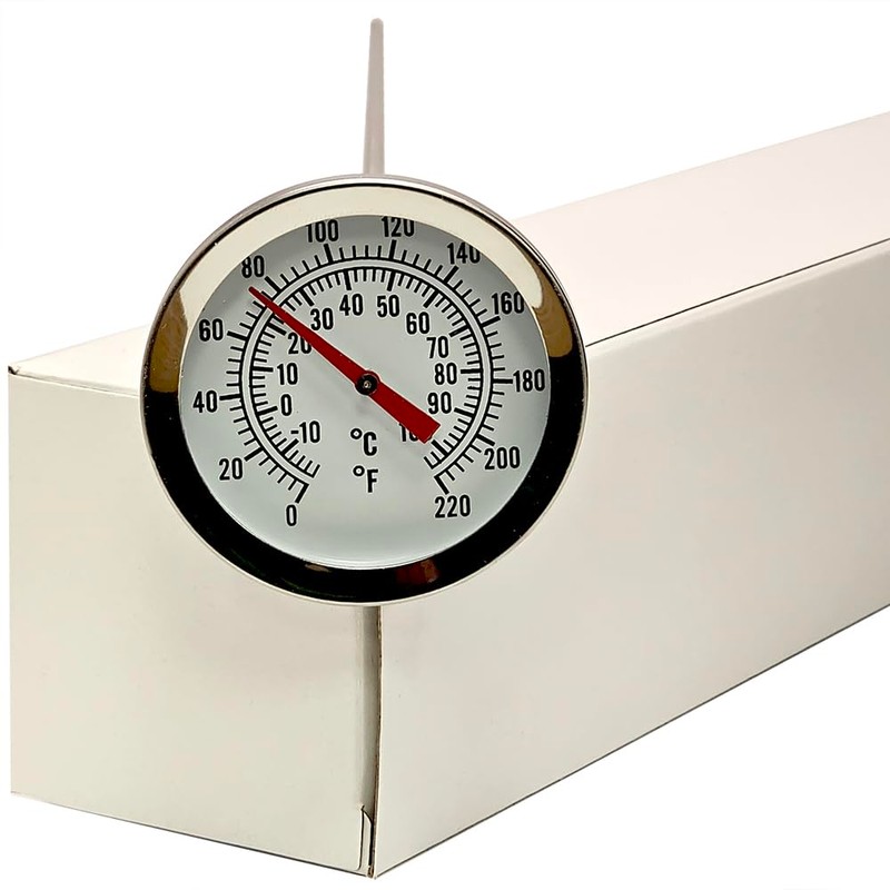 Home Brew Ohio Brewcraft Dial Thermometer Kettle Pot, Stainless Steel,