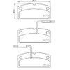 Brembo P 62 001 Brake Pad Set, Disc Brake