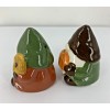 Cracker Barrel Fall Gnome Pumpkin Mini Salt & Pepper Shakers