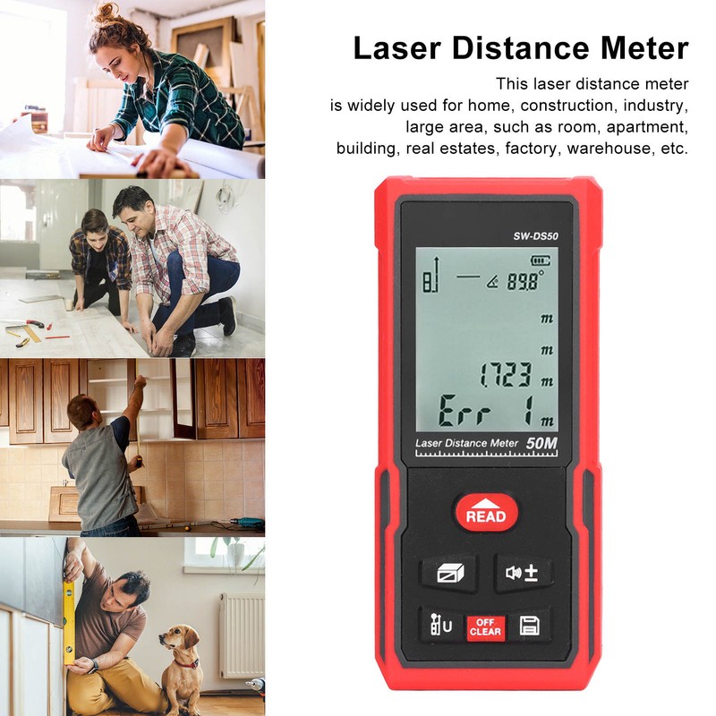 Laser Distance Meter High Accuracy Infrared Measuring Device Laser Distance