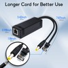 【Upgrade】 SODOLA 30W PoE Splittler, 12V 2.5A Output,IEEE 802.3af/at Standard,