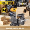 Kitvance 4-1/2'' Multi-Purpose Bench Vise for Workbench Heavy Duty Forged