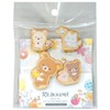 NaganoFactory Rilakkuma Clip Set of 4 Nikoniko Happy for you