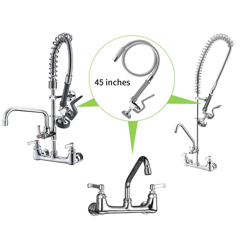 Spray Valve with 45" Pre Rinse Hose, Pre Rinse Sprayer