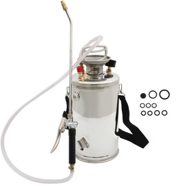 YSMN Hand Pump Sprayer Stainless Steel Sprayer for Indoor and Outdoor 1.5 Gallon Sprayer 16 in Wand 3.3 FT Hose