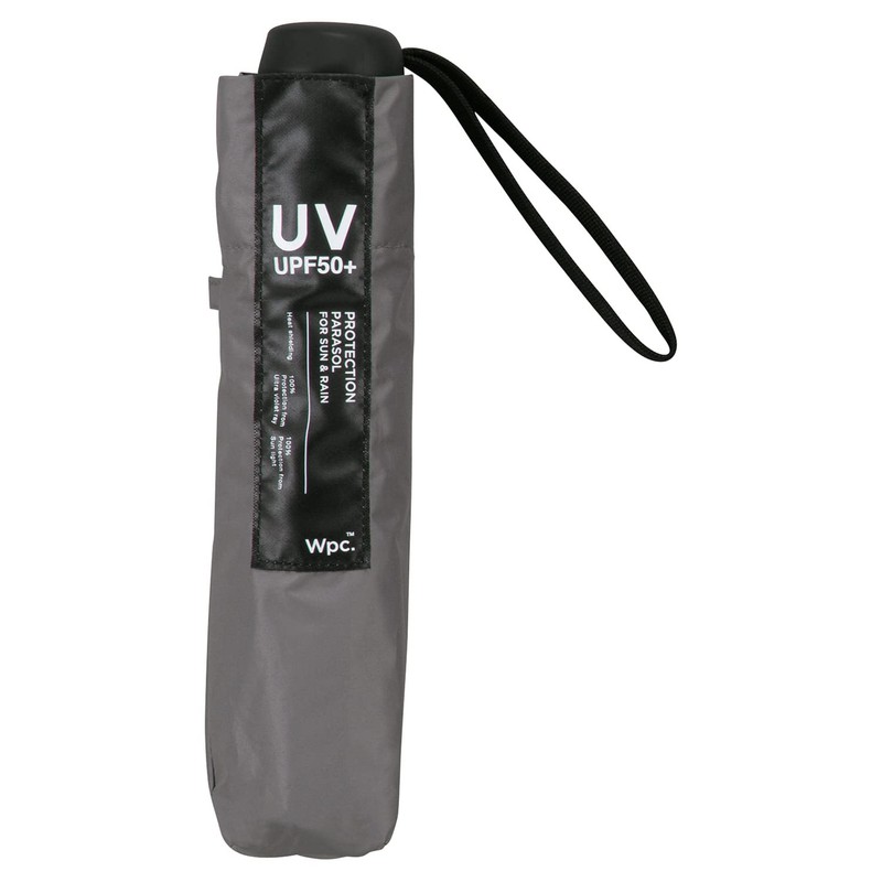 Wpc. 801-18912-102 Parasol, Light Shielding Minimalist Basic Parasol, Unisex, Gray,