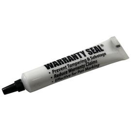 Sherco-Auto USA White Tamper Proof Cross Check Repair & Maintenance Warranty Seal 1.8 Oz Squeeze Tube Paint Marker - 1 Tube - Made in USA