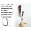 Lhbwhiz Pack of 15 hooks, mini coat hooks, key hooks,