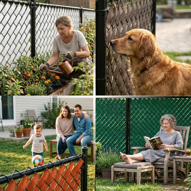 Fenpro Chain Link Fence Privacy Tape 250 ft (40 SqFt)