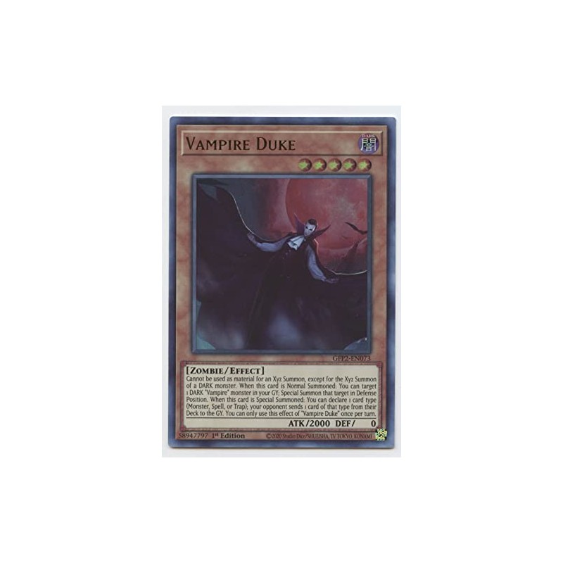 Vampire Duke - GFP2-EN073 - Ultra Rare - 1st Edition