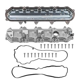 Driver & Passenger Side Engine Valve Cover Set Compatible with Chevy Suburban Silverado 1500 2014-2019 Fit for GMC Sierra 1500 2014-2019 for Escalade 2015-2020 5.3L 6.2L Replace# 12623927 12623926