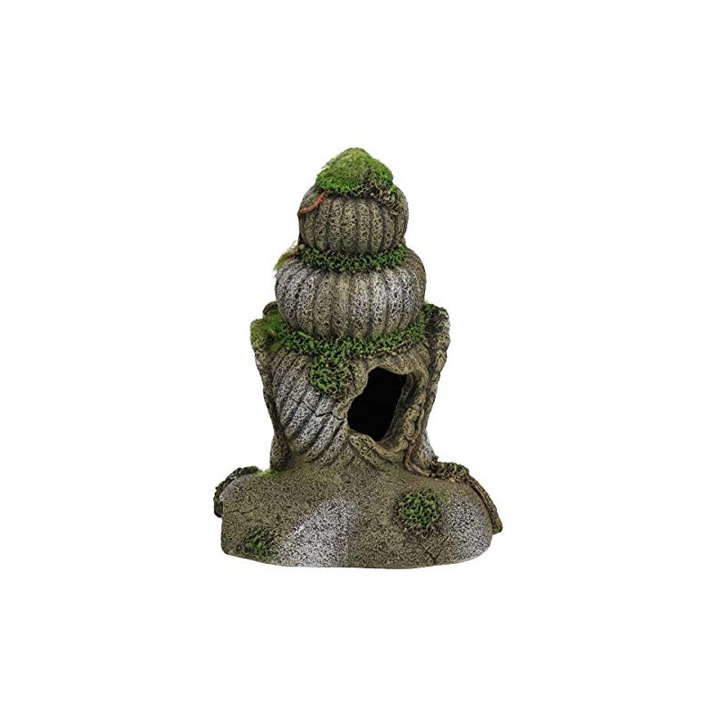 AB Tools Aquatic Aquarium Decor Moss Covered Head Small Fish