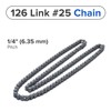AlveyTech 126 Link #25 Chain