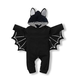 My First - Trajes de Halloween para recién nacido, ropa de cosplay, disfraz de murciélago con capucha