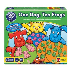 Orchard Toys 103901 One Dog, Ten Frogs Game