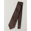 SHIPS 118232562 Men's Necktie, Silk Lop Solid Necktie, Dark Brown1