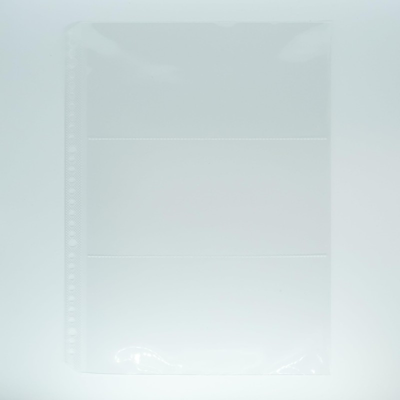 A4 Tri-Fold Brochure Ticket Seal, Multipurpose Storage Refill, 30 Holes,