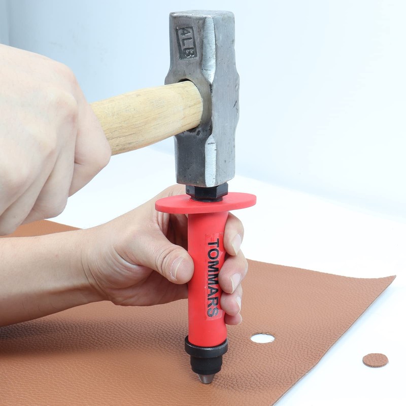 TOMMARS Hollow Punch Kit with Pin Point Punch Shaft Hole