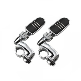 Riloer Motorcycle Footpegs Motorcycle Highway Pegs, Road Engine Guard Foot Studs 1 Pair, Fit for all Models with 1-1/4" 1.25" (32mm) Engine Guards