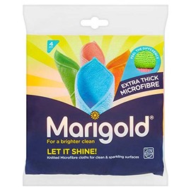 Marigold Let it Shine 4pk - Extra Thick Microfibre Cloths