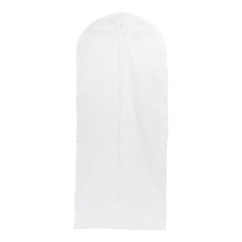 GroveEss Long Dress Bags Covers,60x140cm Full Zipper Clothes Protector Hanging Bags,Dust Proof Water Resistant Clothing Storage Bags for Travel Weddings Suits Dresse Overcoat Women's Long Skirt