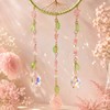 Tree of Life Crystal Suncatcher with Rose Quartz, Crystal Decor