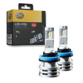Hella - FOCO LED H8/H11/H16 12/24 V 6500K 24W SET