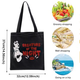 Rocky Horror Tote Bag Picture Show Gift Fans Gift Horror Movie Themed Gifts Creature of the Night (CREATURE tote bag CA)