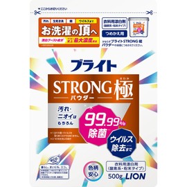 Bright Strength Powder Oxygen-based, Powder Type, Bleach for Clothes, Refill, 17.6 oz (500 g)